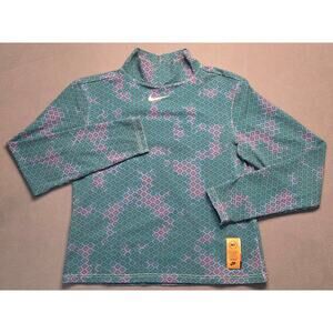 Nike Sportswear N7 Long Sleeve Running Shirt‎ Women Large Blue Spruce D05074-367